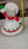 Vtg Glenview Mold Ceramic Waving Mrs Claus Christmas Figurine 12"