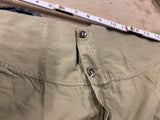 Vintage WWII US Army USMC GI Boxer Shorts Underwear Skivvies Green Side Tie 34