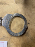 Peerless Steel Handcuffs Silver Security Equipment Used Condition USA Vtg Sherif