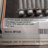 Colony Lifter Base Screw Kit - Pre-1976 Harley Cases w/ Late Lifters #8712-8