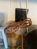 Electric Continental Mfg Co NY Art Deco Mantle Clock Works 50's Mid modern Nice!