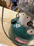 1964 Vintage Coleman 220 H Vintage Double Mantel Lantern Green Camping