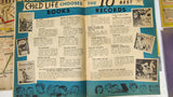 Vintage 1940s-1950s Childrens Book Board Game Magazine Lot Jet Race Child Life