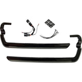 Custom Dynamics Lower Saddlebag LED Lights Gloss Black Smoke Harley Touring 14-2