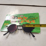 Vintage Looney Lenses Hologram 3d Skull Sunglasses Spooky Funny Gift Round