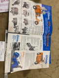 Cushman Motor 780 730 Truckster Dealer Pamphlet Brochure Vintage Electric Scoote