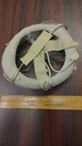 Vintage 1950s Sage Green Velvet Halo Cocktail Hat Netting Veil Union Made