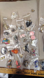 Vintage Costume Jewelry Lot Necklaces ClipOn Earrings Multi Strand Beaded 80s
