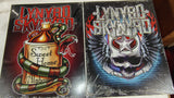 2 Lynyrd Skynyrd Tin Signs Sweet Home Alabama Winged Motor Skull Desperate Ent