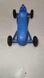1960s Processed Plastic Co Blue Indy Race Car Toy No 7 Aurora ILL USA