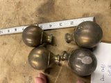 Harley Shovelhead Vtg Accessory Brass Trim Balls Grips Axle Covers Panhead