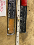 Harley OEM Saddlebag Trim 1200cc Electra-Glide 1977 FLH Badge emblems Shovelhead