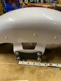 2025-26 OEM Harley Touring Street Glide Chopped Front Fender Pearl White Mount