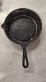 Antique Gate Mark 10.5" Cast Iron Skillet Single Spout Frying Pan 1800s