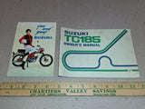 1974 Suzuki TC185 Owners Manual You and Your Suzuki Safety Booklet 1974 Print