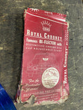 Royal Coronet Blue Bi-Flector Bug Reflector Disc Box Vtg Auto Acc 40's Hot rod!