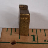 Vintage Brass Miniature Pocket Lighter Made in Japan 1 Inch Novelty Petrol Fluid