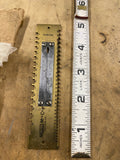 Brass Mainspring Gauge Watchmakers Dennison Mosley 2 Sided USA Vtg tool Watch re