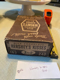 HERSHEY'S KISSES Display Box 1950s Rare Vintage Count 240 Candy Collectible 1 pe