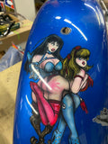 Rear Fender Dyna FXD FXDL Superglide Low Rider FXDX 91-03 Custom Paint bdsm airb