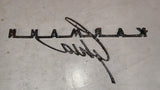 1963-1974 OEM VW Karmann Ghia Rear Decklid Script Emblem Badge