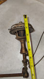 Antique 1908 Brass Welsbach Incandescent Gas Light Lamp Burner Fixture Part