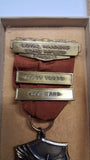 1956 Blackinton Fifty Yards Off Hand Shooting Medal Loyal Hanning Rifle W/ Box