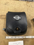 Sissybar Bag Pouch Harley OEM Leather Bar Shield Acc Sportster Dyna Softail FXR