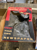 Vintage Toy Educational SMECO Superior Cub Metal Printing Press orig Box 50's
