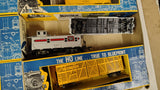 Vintage AHM HO Scale Model Train Lot Engines Freight Cars True To Blueprint Box