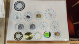 Vintage Klockit Clock Dial Faces, Numerals & Alignment Templates Lot