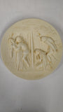 Vintage Gino Ruggeri Alabaster Rigoletto Plate La Scala Volteradici