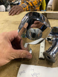 Custom 1 1/4 Pullback Handlebar Risers Chrome Harley Honda 5" La Choppers Blind