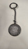 Vintage 1964 John F. Kennedy Commemorative Half-Dollar Keychain