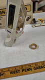 Vtg Jim Beam 1964 Ford Mustang Coupe Porcelain Decanter White Cream With Box