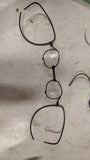 Antique Vintage Wire Rim Spectacles Eyeglasses Lot Pince-Nez 4-Lens Railway