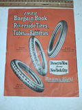 1922 Montgomery Ward Riverside Tires Bargain Book Catalog Vintage Auto Ephemera