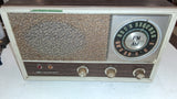Lloyds TM-77 Vintage AM/FM Tube Tabletop Radio, Woodgrain Japan, Pre-Owned