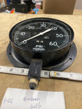 Foxboro  0-60 PSI Analog Pressure Gauge Model M 7" USA Industrial Commercial