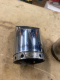 Slash Cut Slip on Muffler Tips Harley Screamin Eagle Touring FLH 3 1/2 Glide Ult