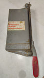 Vintage QEP Manual Tile Cutter 12" Hand Tool Grey Metal Red Handle