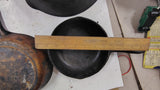 Vintage Cast Iron Skillet Lot (5) Wagner Ware Sidney O & Unmarked Estate Find