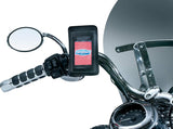 Kuryakyn Motorcycle Acc Tech-Connect Storage Pouch Phone Holder Harley Honda Bar