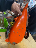 50's Vintage Tether Car Streamliner Teardrop Racer 18 Racer Mccoy Franny powered