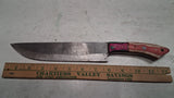 4 Pc Damascus Steel Kitchen Chef Knife Set Mosaic Pins Wood Handle Full Tang
