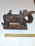 Antique A Howland NY No 88 Wood Screw Arm Plow Plane Primitive Repair Decor Tool