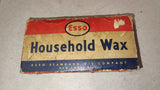 Vintage Esso Household Wax Box Standard Oil Co Gas Station Candy Canning