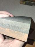 Vtg Norton India Oilstone Combination Bench Sharpener Box Behr-Manning FLAT