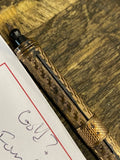 Vintage Gold? Plated? Retractable Fountain Dip Pen Victorian Antique Nib Retract