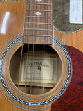 Indiana 6 String Electric Acoustic Guitar Right Handed Natural Finish Full Size